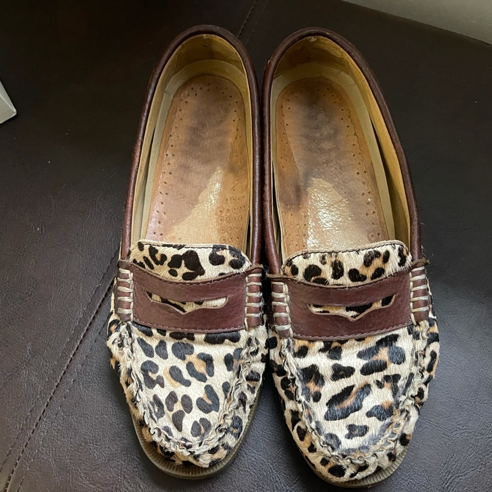 Sperry leopard hayden flat